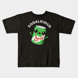 Soda-licious Funny Soda Pop Pun Kids T-Shirt